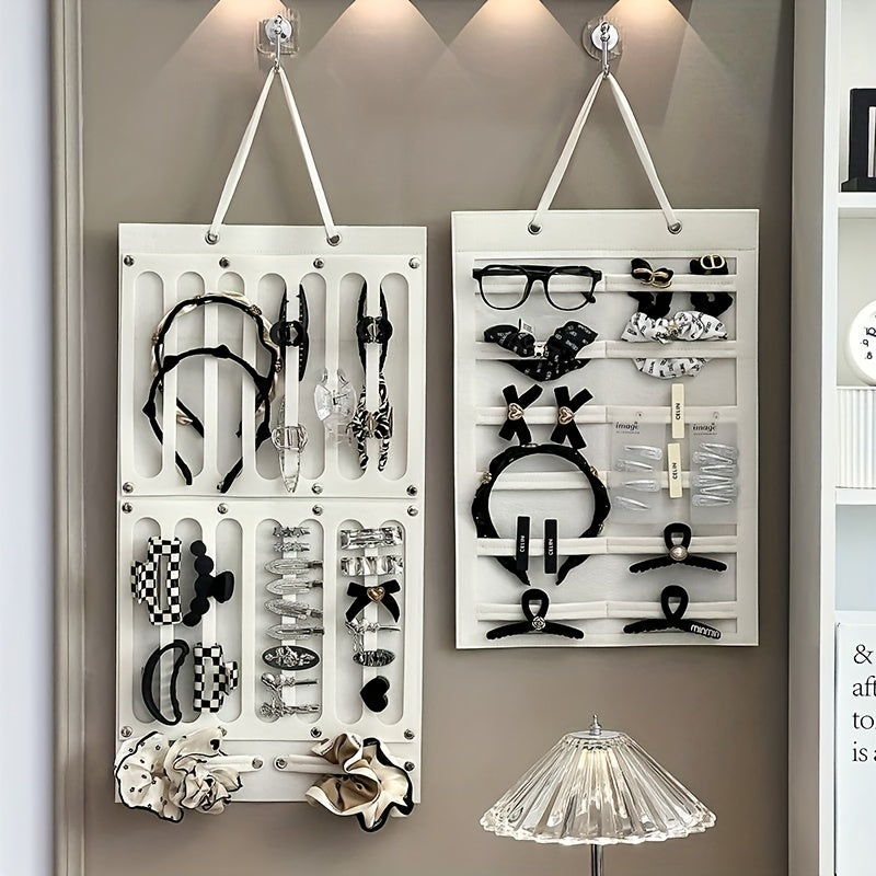Hair Accessories Organizer Wall Rack Hanging Storage for Hair Clips and Bands