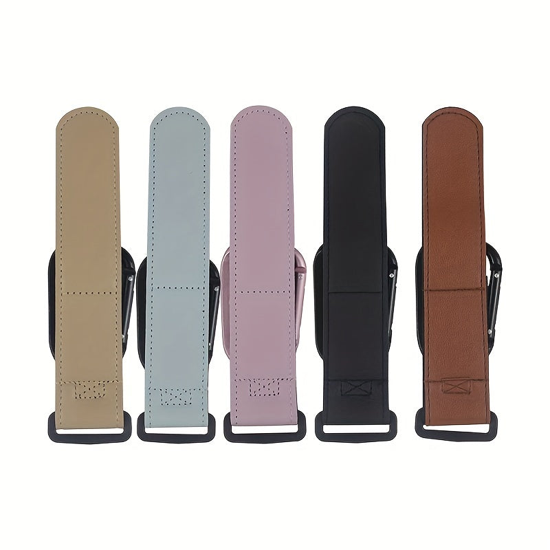 Faux Leather Buckle for Mountain Climbing Electric Bicycles Baby Strollers with Portable Hook