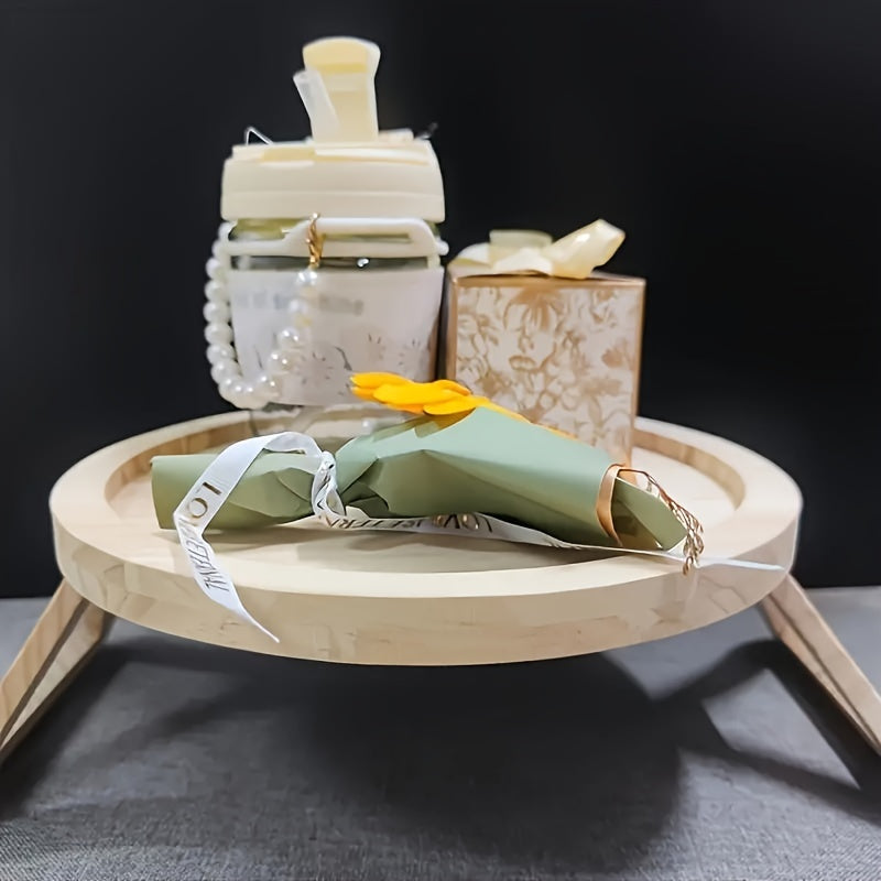 Деревянный поднос для подлокотника дивана