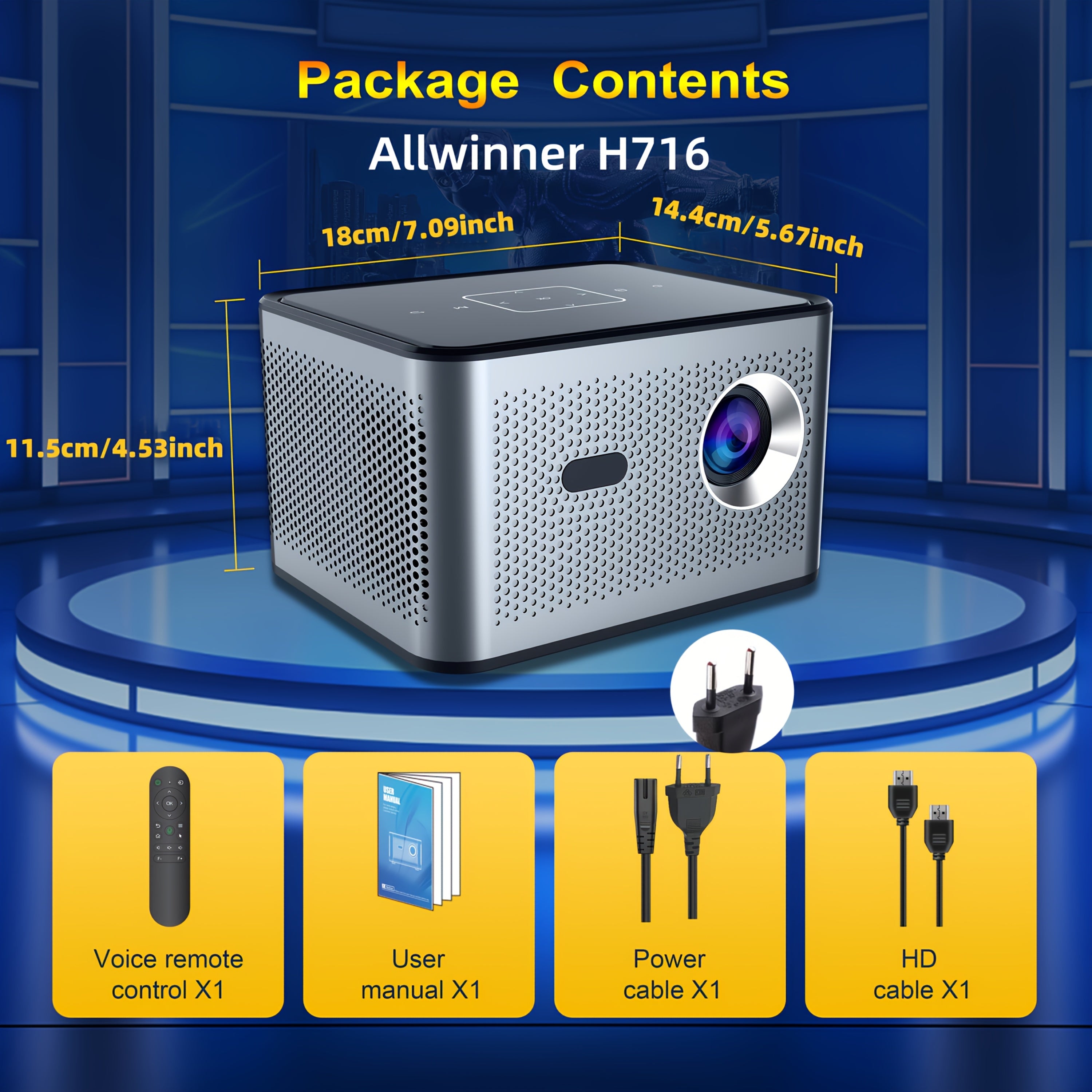 European Union X3Pro-716 Durable Alloy Body Wireless Earbuds