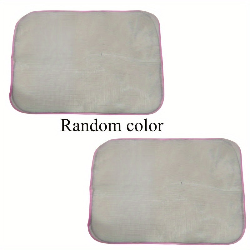 Set of 2 or 4 Heat-Resistant Ironing Cloth Mats with PET Protective Pads