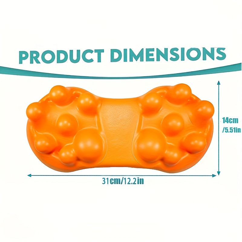 Muscle Back Pain Relief Tool for Hips Sacroiliac Joints Pelvis Lumbar Spine 14-Point Trigger Point Massage Roller