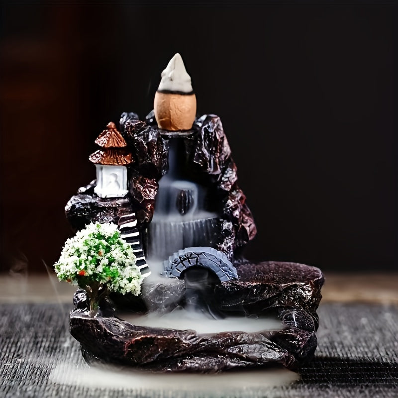 60 деревянных конусов благовоний для ароматерапии - бездымный натуральный аромат для курильницы и домашнего декора, без перьев