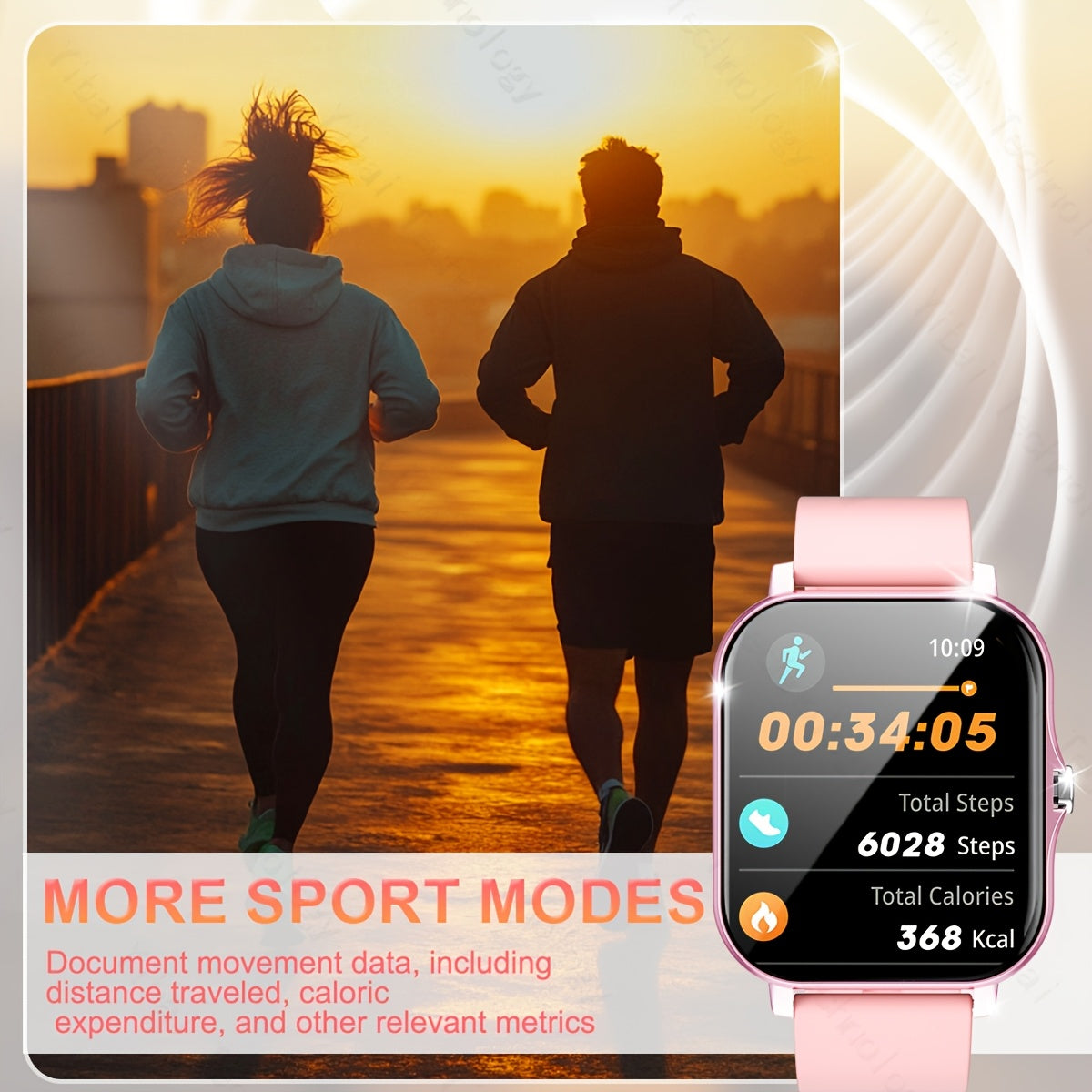 2024 Sports Smart Watch for Men and Women 1.83-Inch HD Touch Screen Call and Fitness Tracker