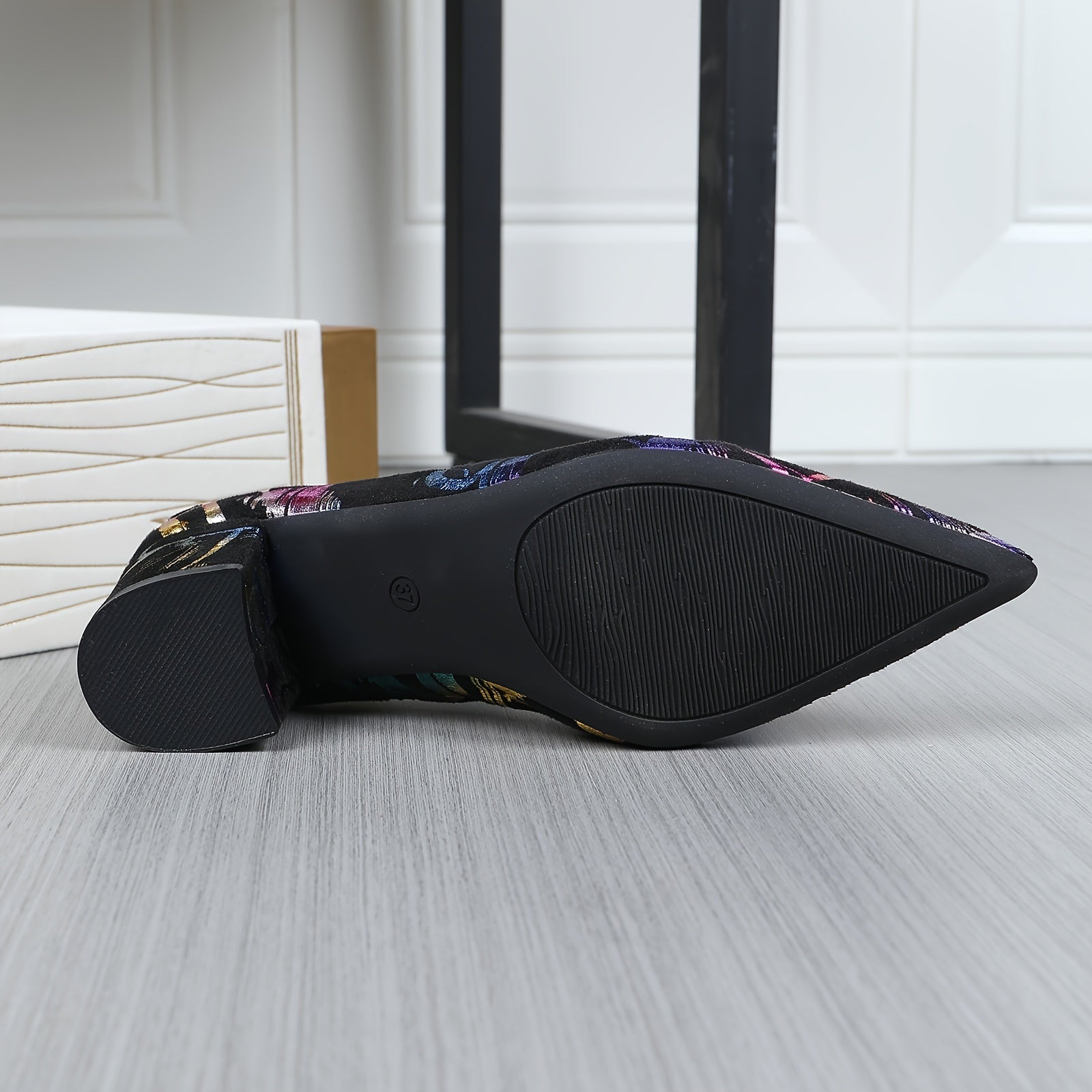 Women's Dress Pumps Mid Heel Pointed Toe Solid Colors Comfortable Lightweight