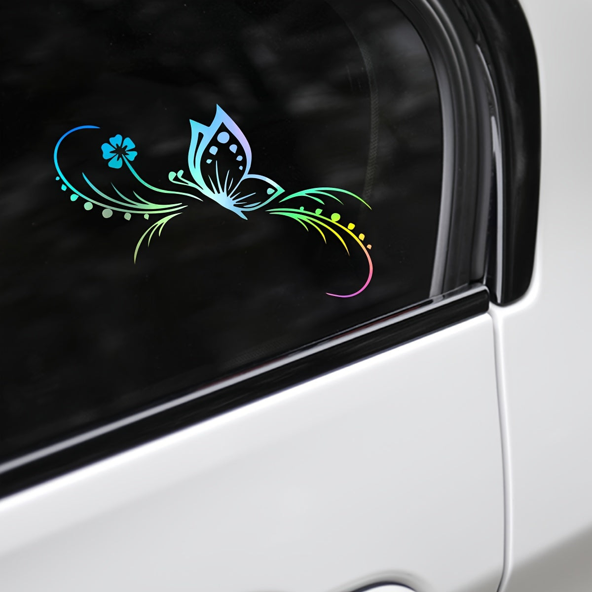 Car Floral Sticker Reflective Vinyl Decal for Cars and Motorcycles