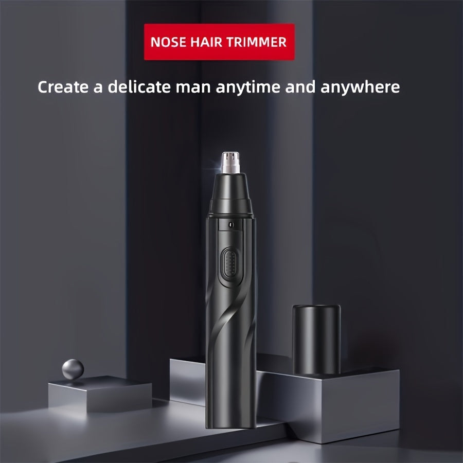 Battery-Operated Electric Nose Ear Eyebrow Facial Hair Trimmer for Men Women
