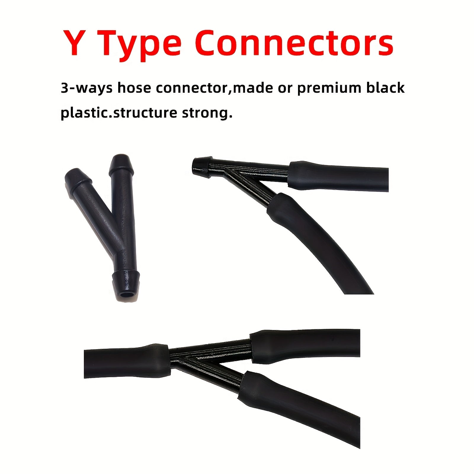 Kit de manguera de lavado de parabrisas 2M Conectores universales para bomba de agua