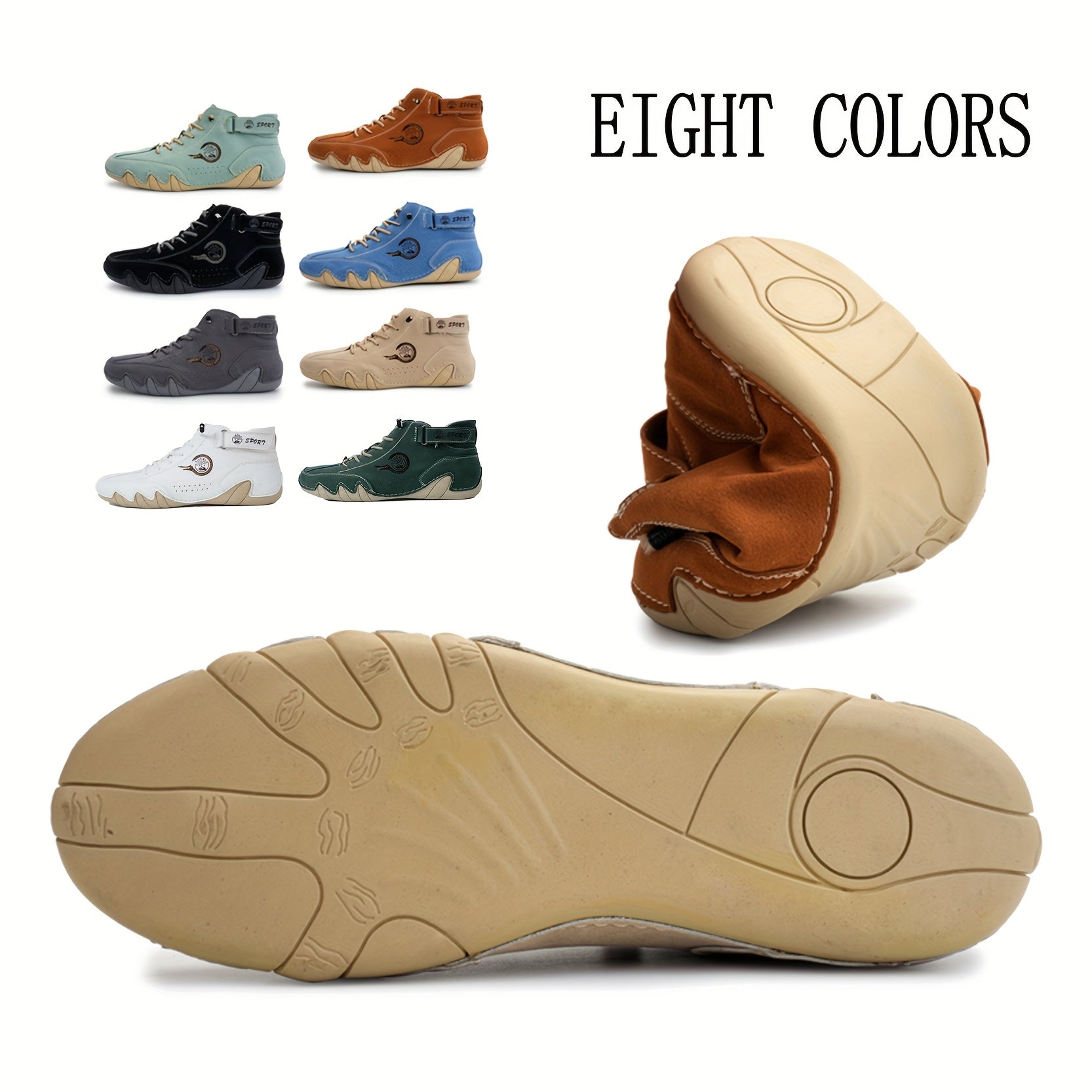 Men's Animal Print Lace-Up Ankle Sneakers with Breathable PU Lining and Non-Slip Rubber Sole in Multiple Colors