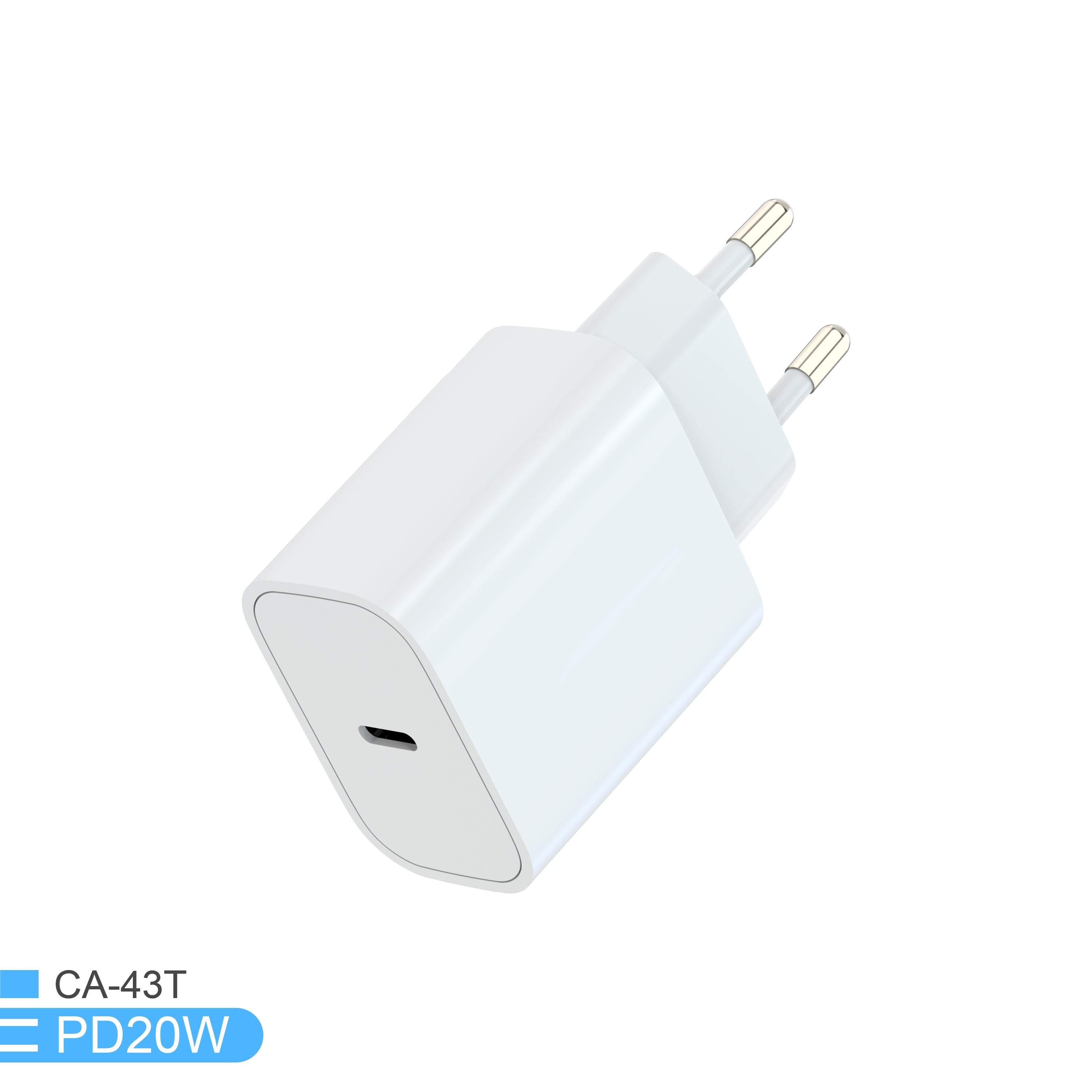20W USB C Fast Charger for iPhone iPad AirPods with Type C Plug