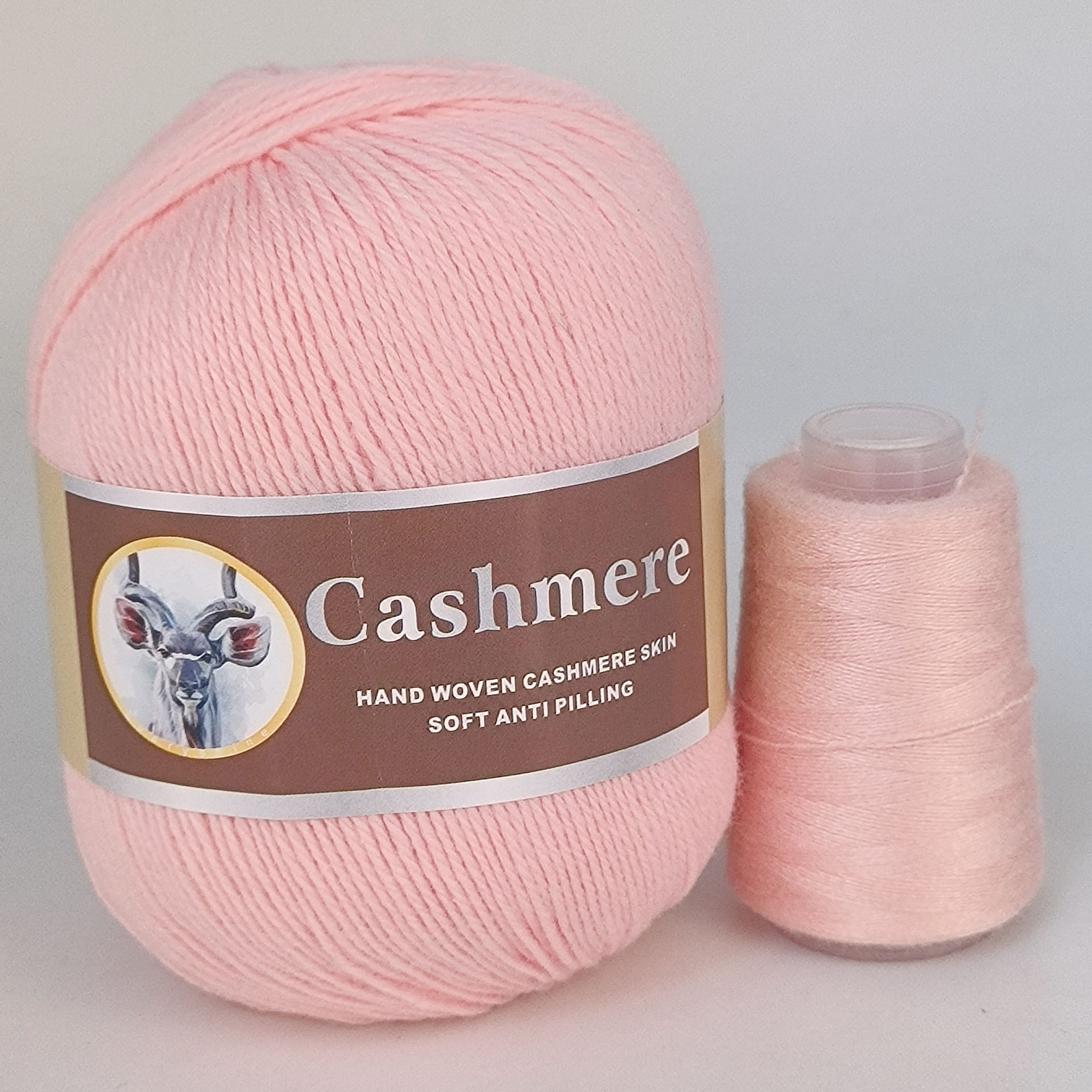 Hand-Woven Cashmere Blend Crochet Yarn 70 Cashmere 320m Assorted Colors