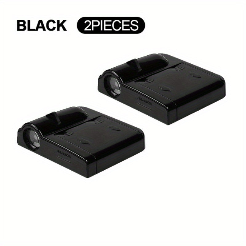 Luz de bienvenida con logotipo de proyector inalámbrico universal para coche