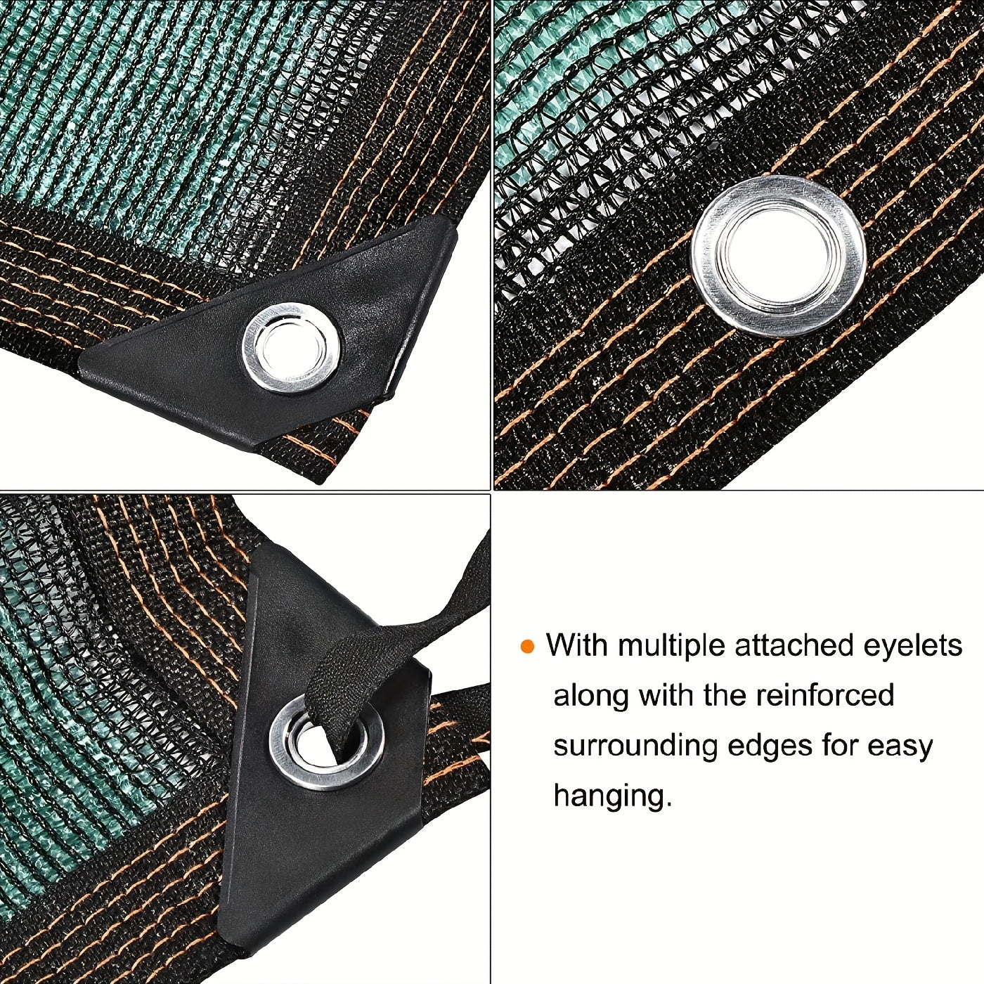 Privacy Fence Screen Mesh for Garden Balcony Yard UV Block Shade Cover 81-90%