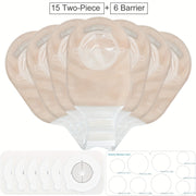 Two-Piece Colostomy Bags for Ileostomy Stoma Care Water-Resistant Non Woven