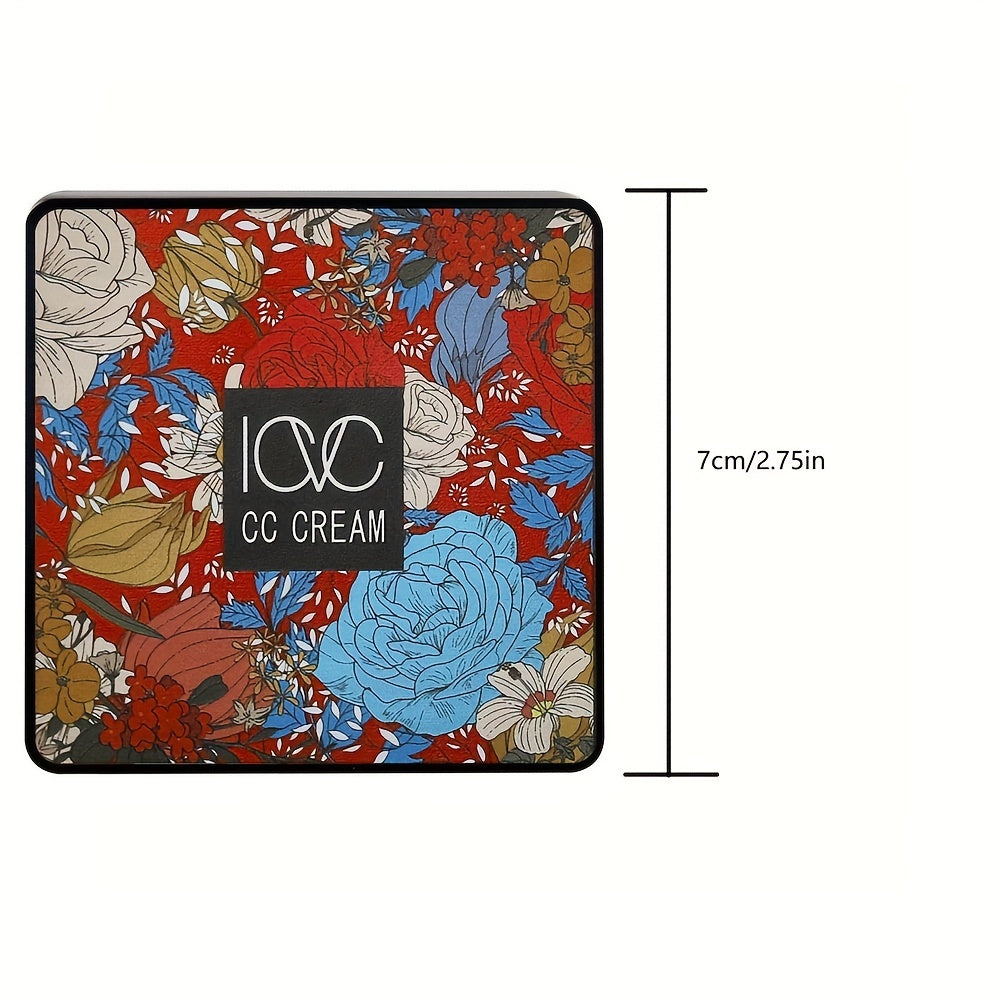 Crema de base con esponja de aire con setas para mujer, cobertura total, a prueba de agua