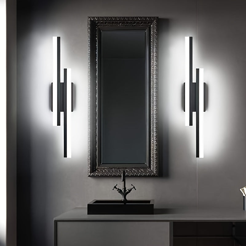 LED Wall Sconce Flush Mount Aluminum Shade 3000K Hardwired for Bedroom