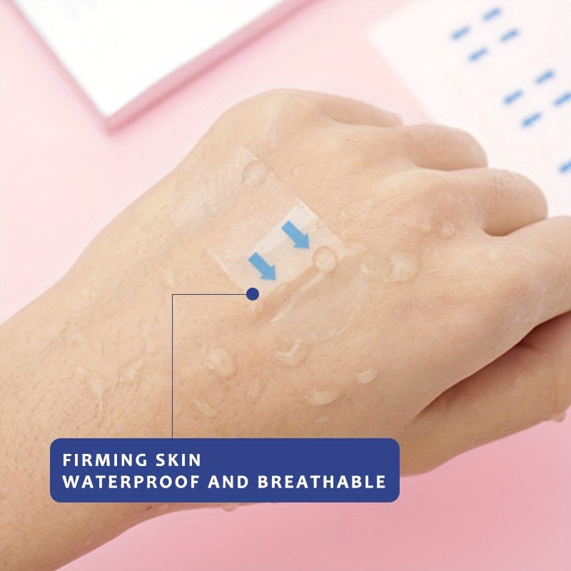 Ko'zlar, jag' va bo'yin uchun yuzni ko'tarish lentasi, suv o'tkazmaydigan, teriga do'st, yengil bej