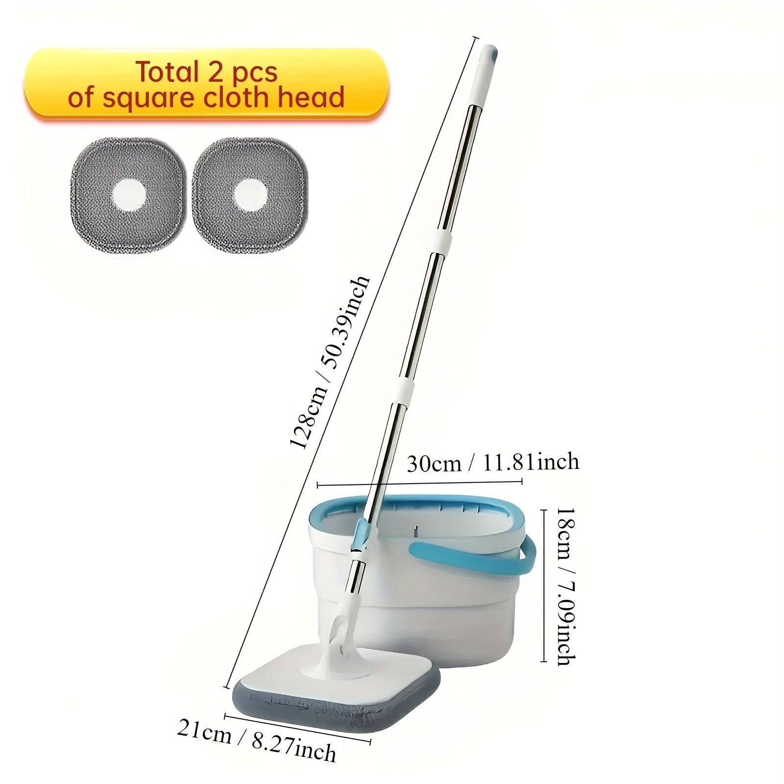 1 Ta'sirli qo'lni bo'sh qo'yish uchun mop va idish, kanalizatsiya ajratish uchun aylanuvchi pol mop. Changni olib tashlash uchun dangasa mop, quruq va nam tozalash uchun mos. Uy, oshxona va hammom poliga juda mos. Tozalash materiallari uchun ajoyib.