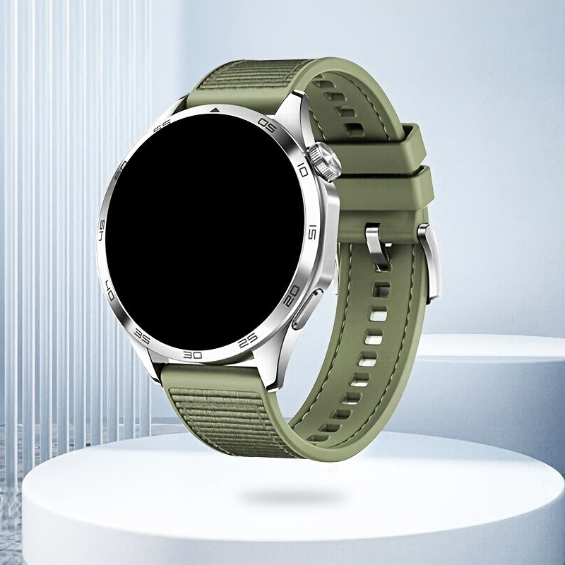 22mm Silicone and Woven Watch Strap for Smartwatches Lightweight Stylish Compatible with GT4 46mm and GT Runner