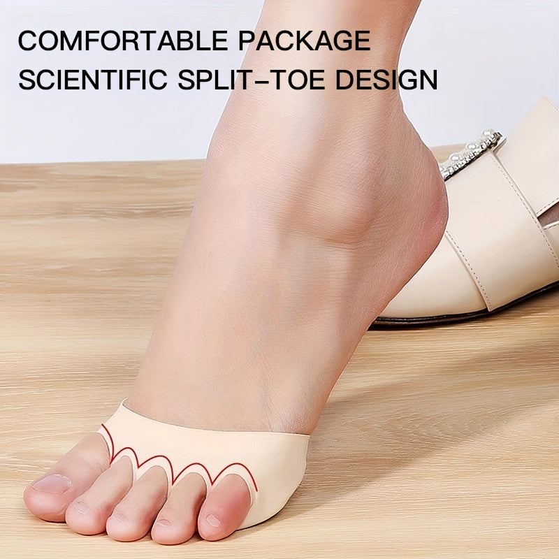 Women's Foam Forefoot Cushions Half-Size Anti-Wear Foot Pads, Comfortable Shoe Inserts