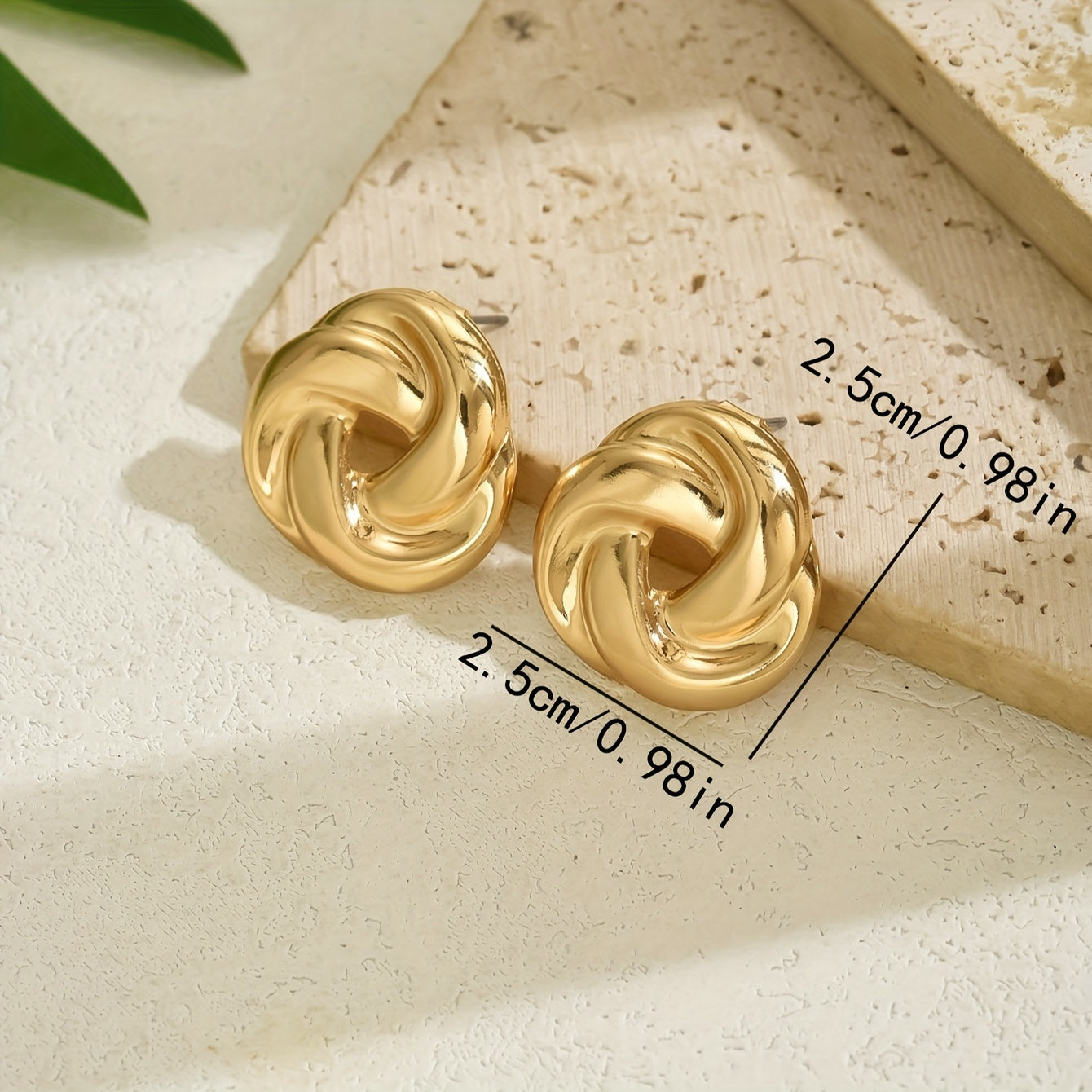 Женские золотые серьги-кольца с спиралью в готическом панк-стиле, украшения из железа