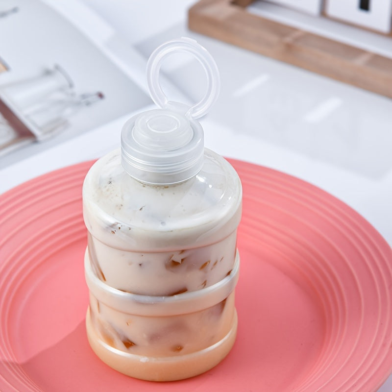 Botella de plástico a prueba de fugas de 500 ml para jugos y bebidas frías, reciclable