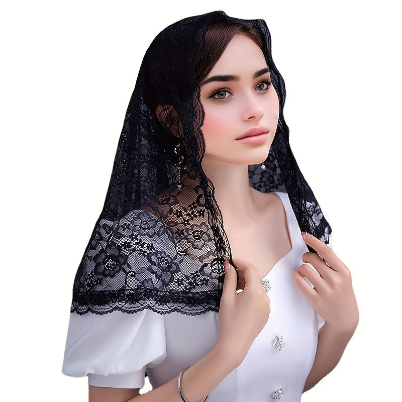 Bridal Wedding Lace Veil Hair Accessory for Brides