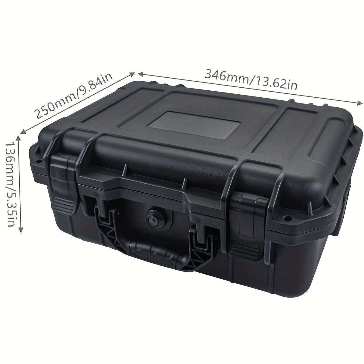 Waterproof Plastic Tool Case with Pre-Cut Foam for Tools Drones and Accessories