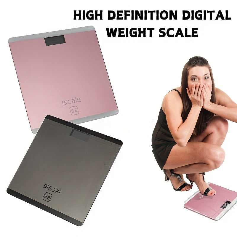 Mini Smart Digital Bathroom Scale Black Pink Battery Operated Max 36V