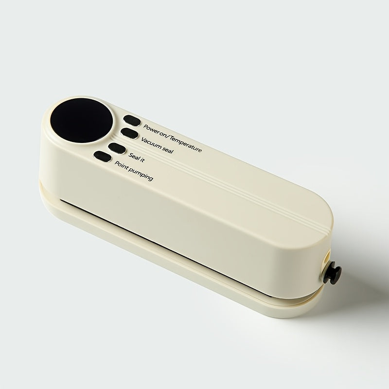 Portativ oziq-ovqat yopish uchun qo‘l bilan ishlatiladigan, USB orqali qayta zaryadlanadigan, oshxona va tashqarida foydalanish uchun