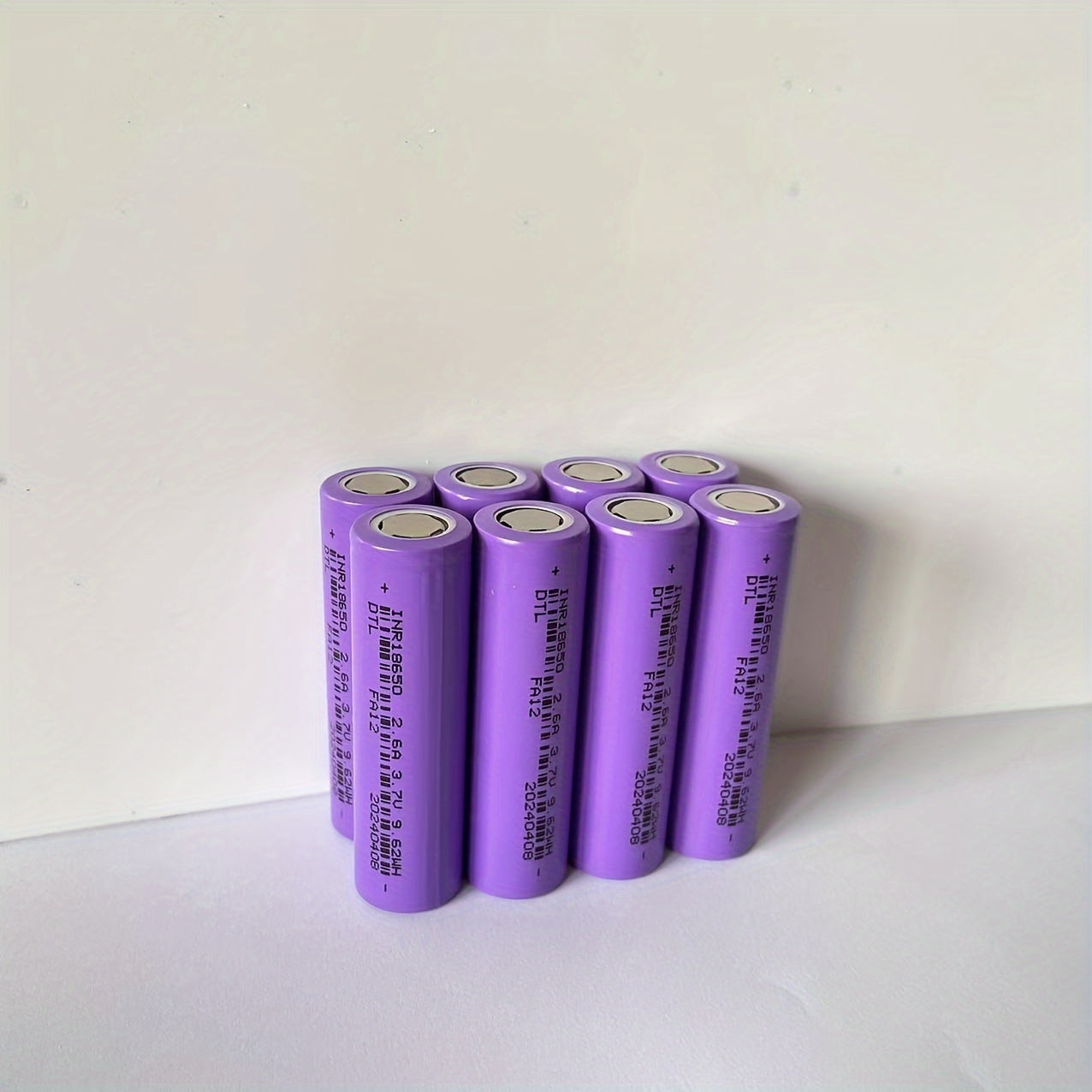 Rechargeable 18650 Lithium Battery 2600mAh Flat Head Long Lasting Power