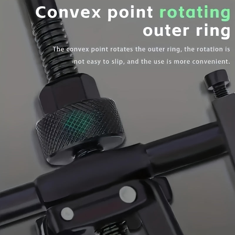 Durable 3-Jaw Puller Set for Bearings Gears Bushings Adjustable Carbon Steel