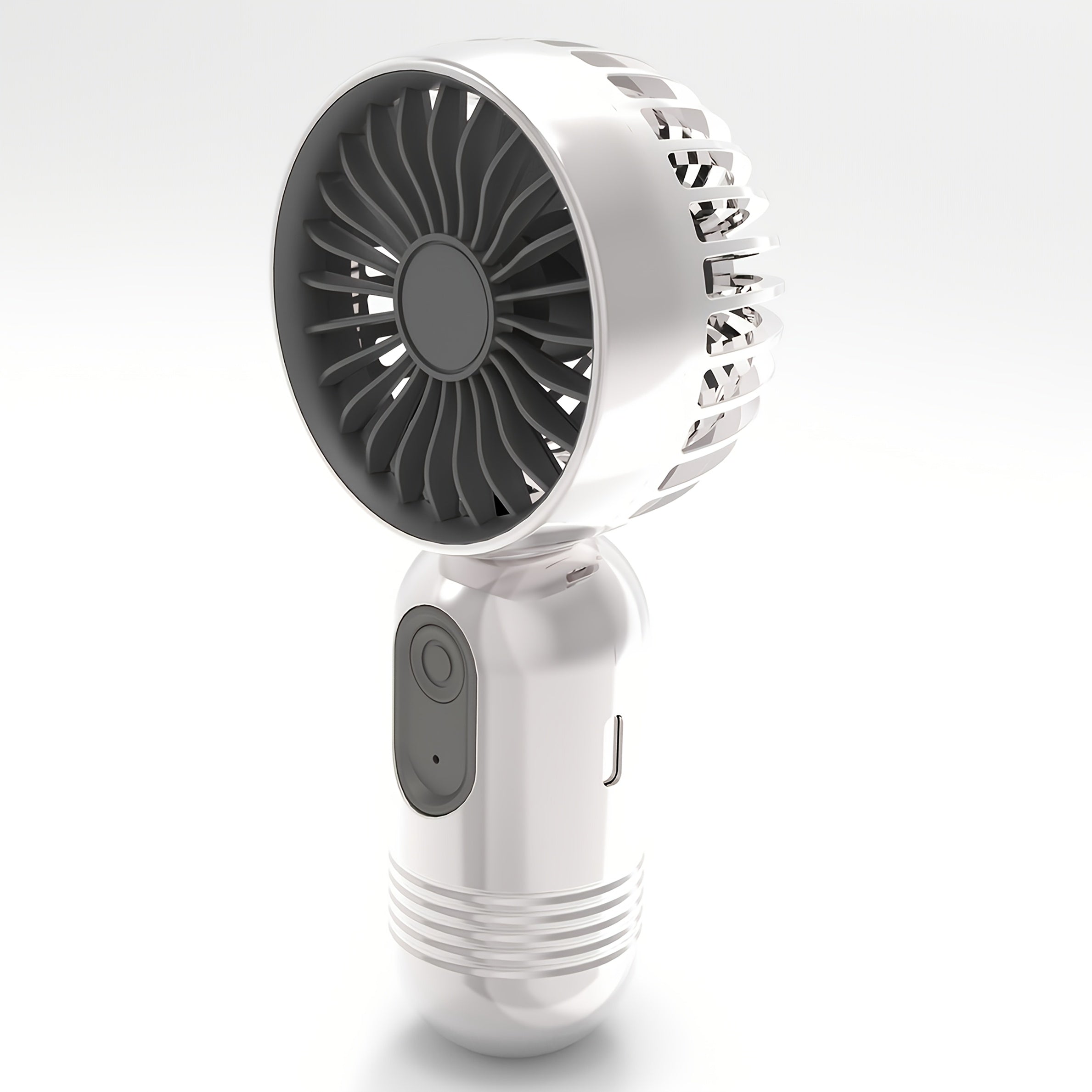 Portable Mini Fan with 3-Speed Settings USB Rechargeable Handheld Fan for Travel and Personal Use