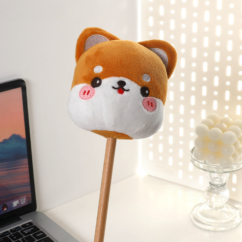 Plush Cartoon Massage Hammer for Neck Shoulder Legs Handheld Back Massager