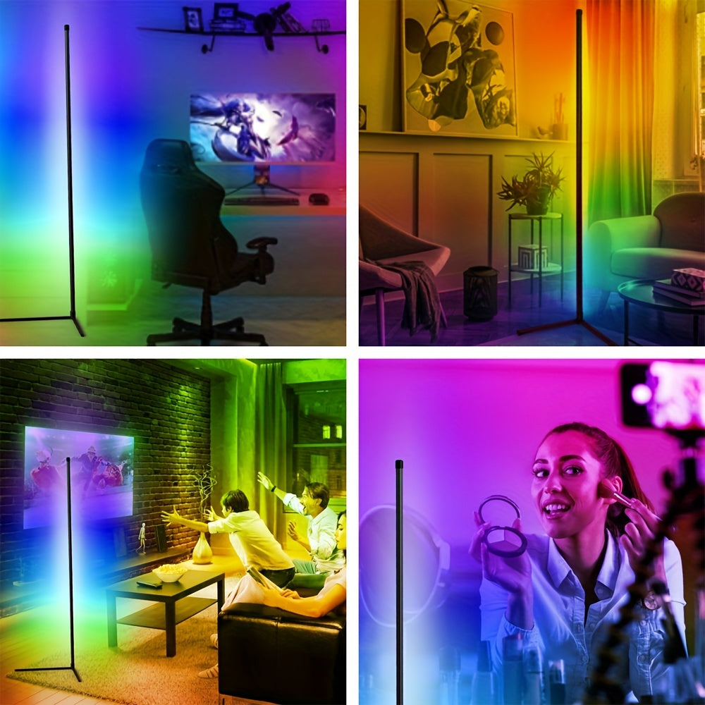1.5m RGB LED Wall Light with Remote Control Music and Timer