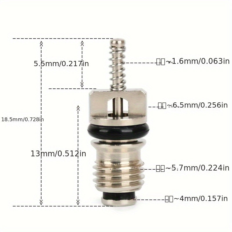 Brass Air Conditioning Valve Core Replacement for Hyundai Kia Vehicles