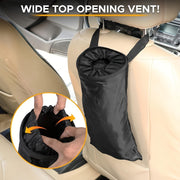 Foldable Car Storage Bag Polyester Fiber Portable Trash Can Organizer