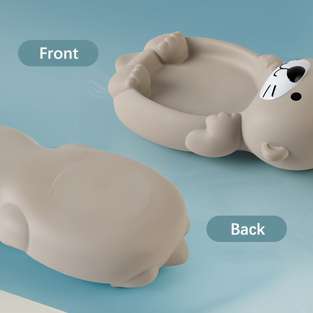 Silicone Balyq Ota-Onalar Vannada O'ynash To'plami, Sirpanmaydigan Qismlardan Iborat Suv O'yin To'plami, 0-3 Yoshdagi Bolalar Uchun Mos, 1 Ota Balyq va 3 Balochani O'z Ichiga Oladi, Yangi Tug'ilganlar va Kichik Bolalar Uchun Xavfsiz.