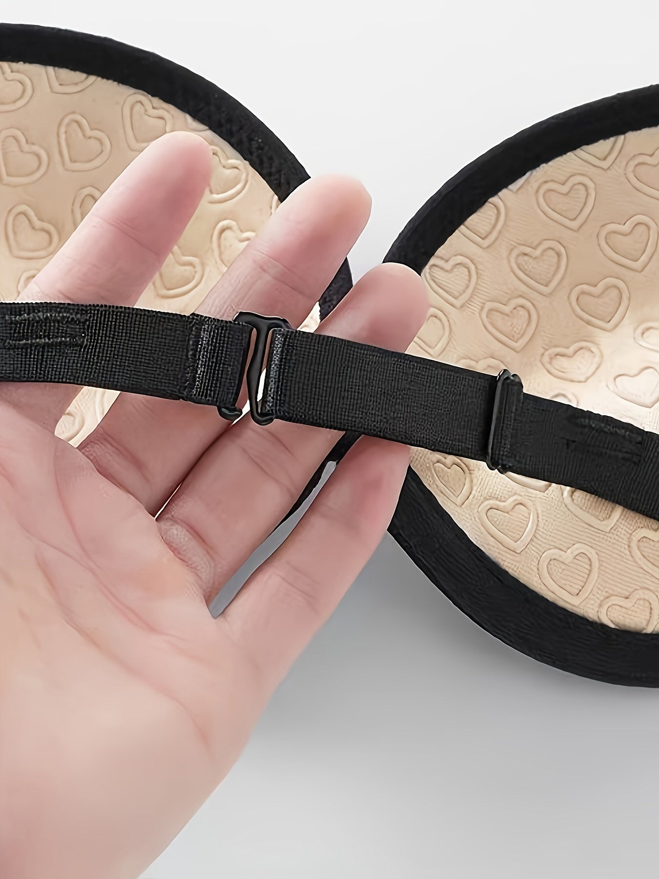 Bandeau Bra Strapless Push-Up Underwire for Wedding and Formal Wear Japanese Lace Design