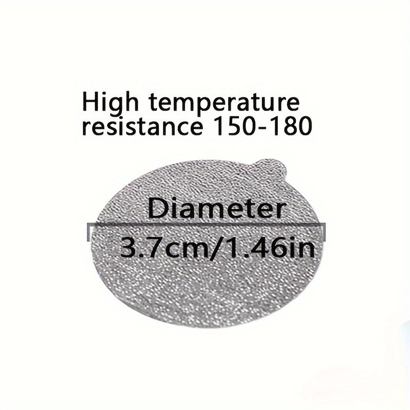 Alüminiy folga qopqog'lari to'plami 3.7cm-6.2cm Qayta ishlatiladigan qahva kapsula qoplamalari