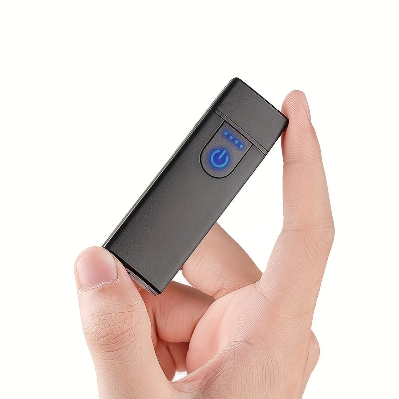 Rechargeable Windproof Electric Lighter Portable Touch-Sensing Tungsten Flameless
