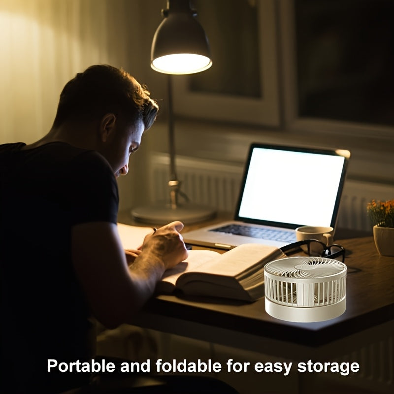 High-Speed USB Desk Fan for Home and Office Portable Battery-Free Cooling