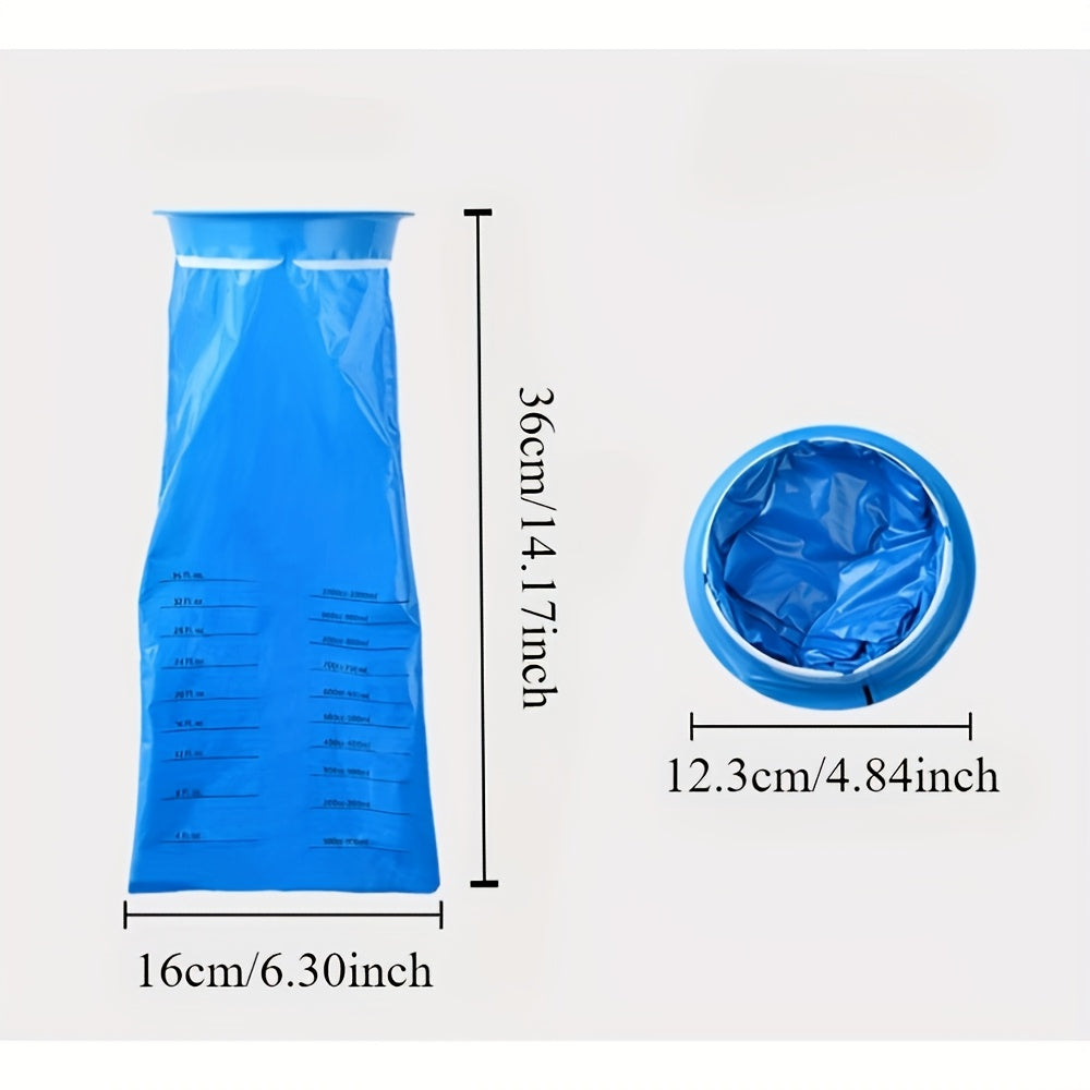 10 Pieces Portable Disposable Vomit Bags Blue Travel Motion Sickness Relief