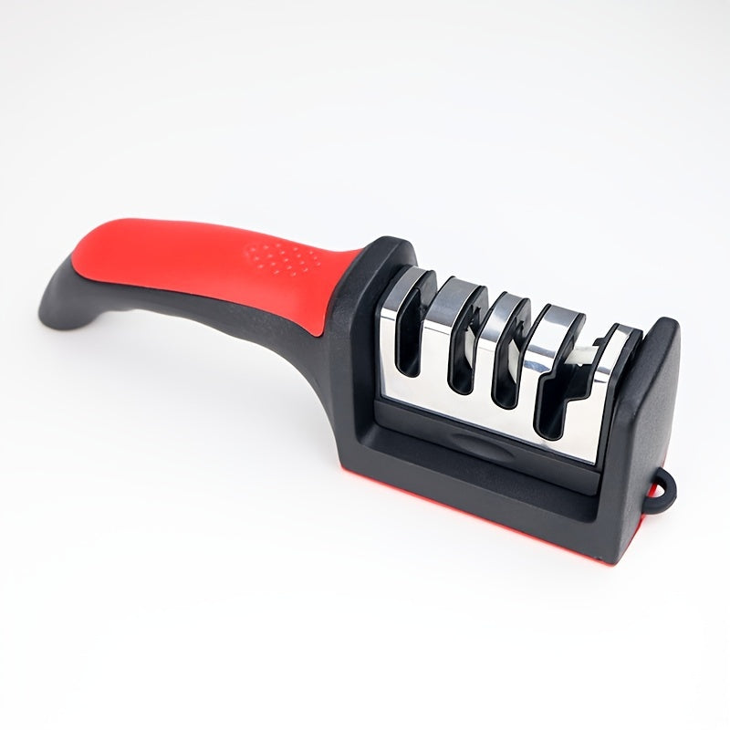 Professional 4-Stage Kitchen Knife Sharpener with Tungsten Diamond Ceramic Stones
