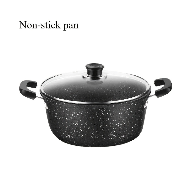 Чугунная антипригарная кастрюля для супа с Маифанским камнем и двойными ручками для газовых плит
