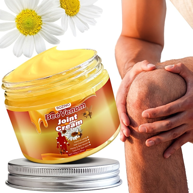 Bee Venom Joint Massage Cream 150g Hydrating Firming with Chamomile Aloe Vera Honey