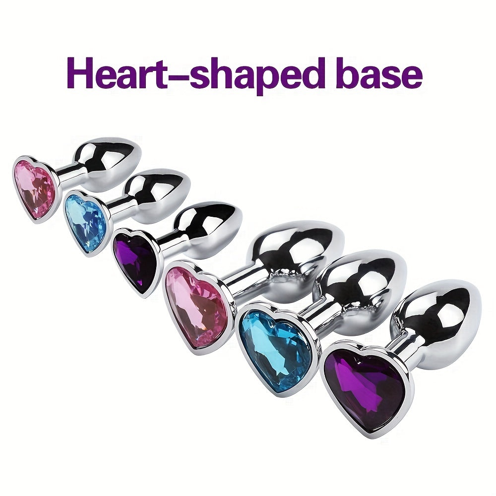 Adult Unisex Gold Gemstone Butt Plug Small Beginner Sex Toy