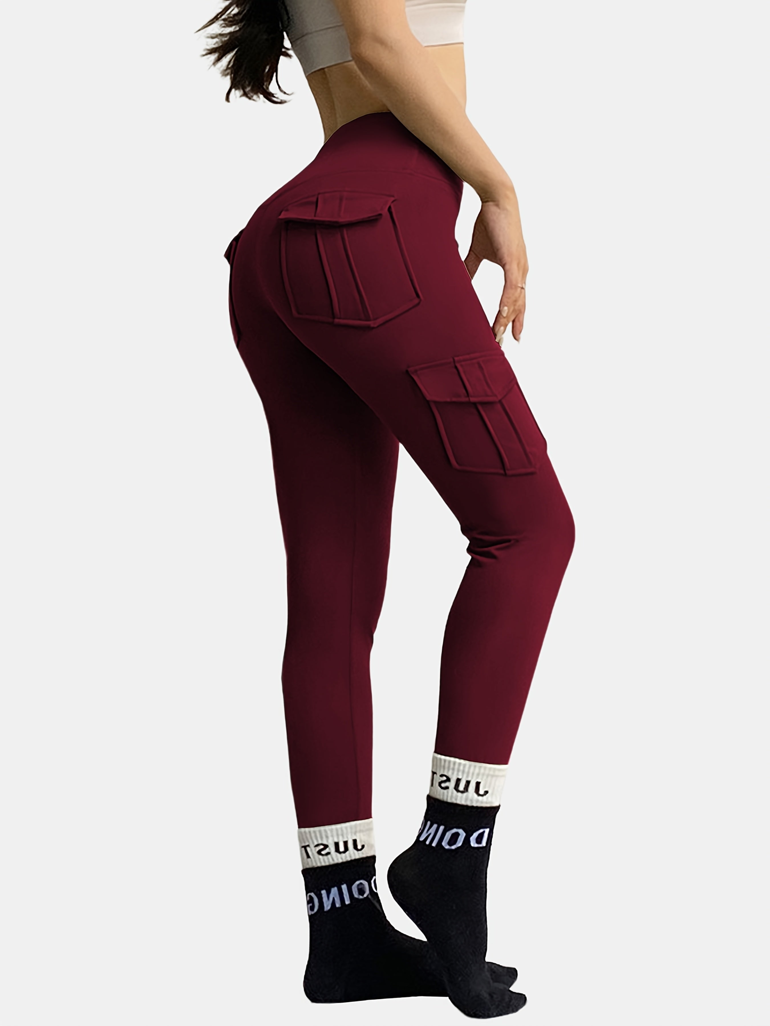 Pack de 3 pantalones deportivos para mujer con cintura elástica que absorbe la humedad para yoga y correr