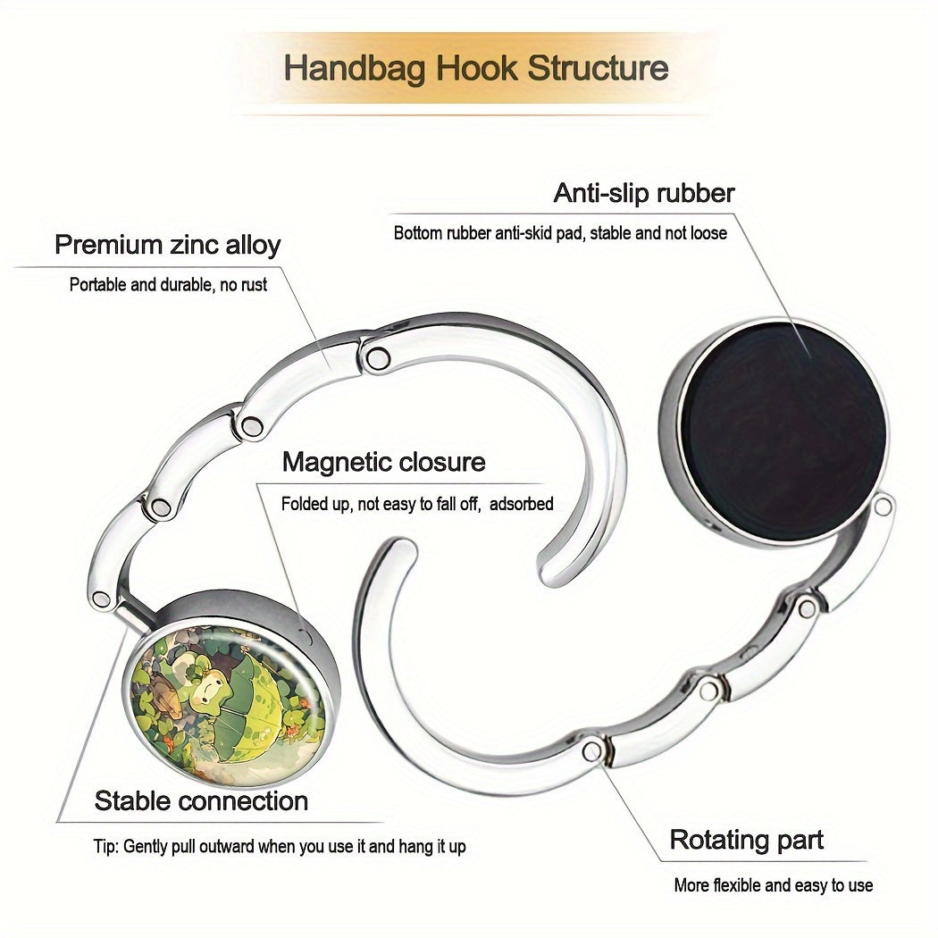 Frog Pattern Hanging Hook for Tables and Desks, Bag Storage, Halloween Christmas