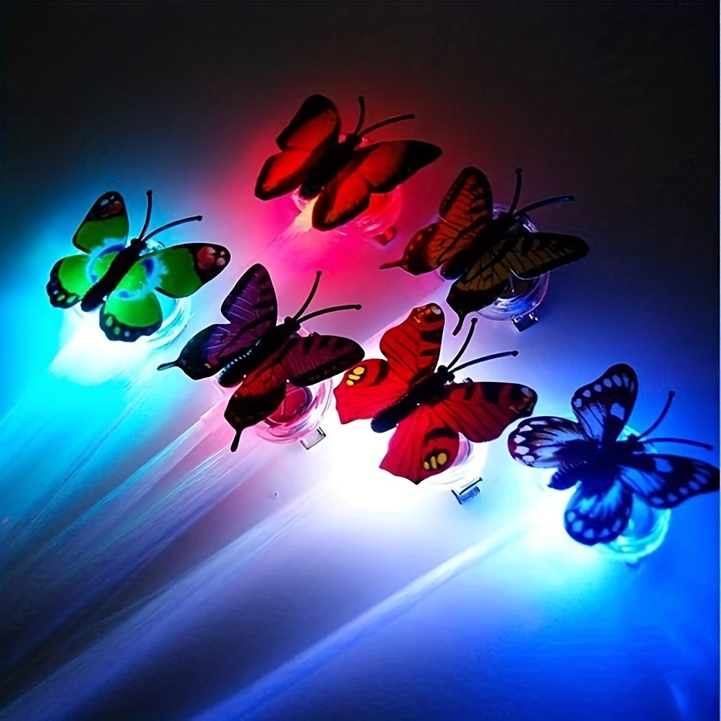 LED Hair Clips Butterfly Light Braids Multicolor Glowing Hair Accessories for Festivals Parties